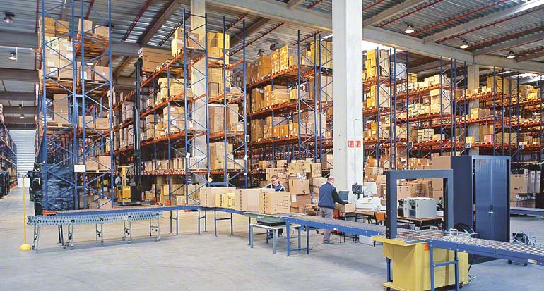 Consolidation de commandes dans une zone d'expédition